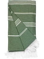 The One Towelling Recycled Hamam Towel Hamamový uterák „Recycled“ 48.1059 olivovo zelený The One Towelling Recycled Hamam Towel Hamamový uterák „Recycled“ 48.1059 olivovo zelený