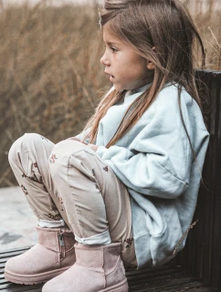 Dziecięce Śniegowce Ocieplane Na Suwak Różowe Big Star MM374101