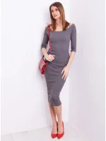 Šaty CZ SK 4196.00 tmavo šedá Šaty CZ SK 4196.00 tmavo šedá