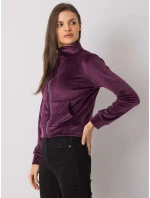Mikina RV BL 7303.98P tmavo fialová