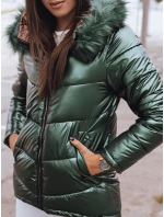 Dámska prešívaná zimná bunda PAGET zelená FashionStreet TY2400
