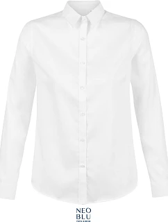 NEOBLU Blaise Women Mikrovláknová blúzka s dlhými rukávmi 24.3183 optic white