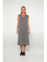 Vamp - Dlhé šaty s potlačou 20504 - Vamp