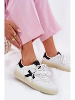 Niskie Buty Sportowe Damskie Białe Zelevelis