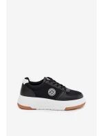Sneakersy Damskie Na Platformie Big Star RR274573 HI-POLY SYSTEM Czarne