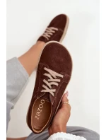 Tenisky Barefoot z prírodného semišu Zazoo 314 chocolate Tenisky Barefoot z prírodného semišu Zazoo 314 chocolate
