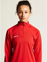 Craft Teamwear Evolve 2.0 Half Zip W Dámska tréningová bunda so zipsom na 1/4 dĺžky 82.4761 jasne červená Craft Teamwear Evolve 2.0 Half Zip W Dámska tréningová bunda so zipsom na 1/4 dĺžky 82.4761 jasne červená