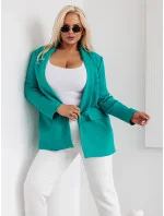 Dámske sako Classic Plus Size v námornej farbe (8275) Dámske sako Classic Plus Size v námornej farbe (8275)