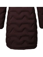 Dámska zimná nepremokavá bunda Killtec KOW 9 s kapucňou dlhá bordová (41806/447)