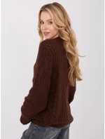 Jumper IN SW 33831.25 tmavohnedý