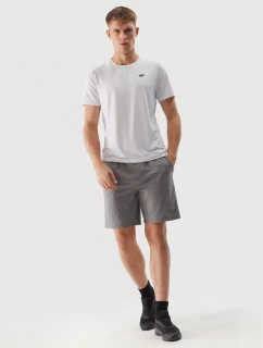 Pánske športové rýchloschnúce šortky 4F - sivé