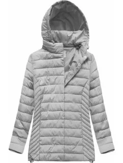 Dámska prešívaná bunda s kapucňou W260BIG
