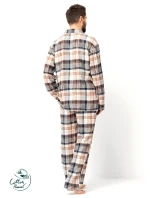 Pánske pyžamo Key MNS 443 B25 dĺžka/r 3XL-4XL so zipsom