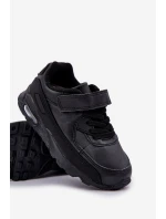 Sneakersy Dziecięce Na Rzep Czarne Krissandra