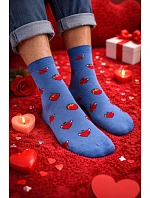 PERFECT MAN-CASUAL Valentínske vzorované ponožky
