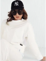 Dámska mikina BASOL ecru FashionStreet BY1253