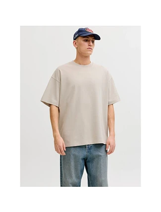 Jack&Jones pánske tričko JJEBARRON TEE SS O-NECK NOOS 12298906 MOONBEAM Jack&Jones pánske tričko JJEBARRON TEE SS O-NECK NOOS 12298906 MOONBEAM