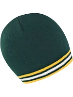 Result Headwear R 368X Pletená čiapka s kontrastnými pruhmi 28.368X zelená/zlatá-biela Result Headwear R 368X Pletená čiapka s kontrastnými pruhmi 28.368X zelená/zlatá-biela