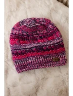 Fleecová čiapka Patrycja K254 svetlo ružová + čierna Fleecová čiapka Patrycja K254 svetlo ružová + čierna