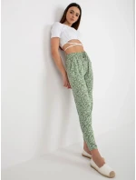 Nohavice D73770M61869I pistácie Nohavice D73770M61869I pistácie