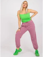 Tepláky RV DR 6331.86 tmavo ružová