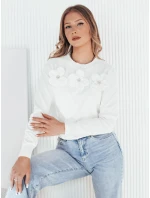 Dámsky sveter SOITE white FashionStreet MY2292 Dámsky sveter SOITE white FashionStreet MY2292