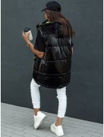 Dámska prešívaná dlhá vesta MAYLO čierna FashionStreet TY4521 Dámska prešívaná dlhá vesta MAYLO čierna FashionStreet TY4521