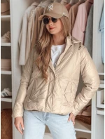 Dámska prechodná prešívaná bunda MARISSIA beige FashionStreet TY4851 Dámska prechodná prešívaná bunda MARISSIA beige FashionStreet TY4851