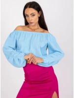 Blúzka DHJ BZ 6816.57 svetlo modrá