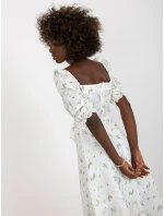 Dámske šaty LK SK 508964 biele a zelené