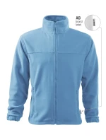 Pánska fleecová bunda azúrovo modrá