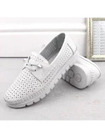 Dámske mokasíny 7872 WH White - VINCEZA
