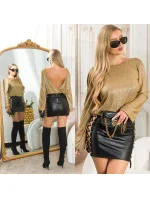 Sexi lesklá blúzka 9002 - Koucla