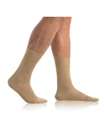 Bambusové klasické pánske ponožky BAMBUS COMFORT SOCKS - Bellinda - béžová Bambusové klasické pánske ponožky BAMBUS COMFORT SOCKS - Bellinda - béžová