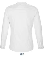 NEOBLU Bart Women Popelínová blúzka s dlhými rukávmi 24.3787 optic white