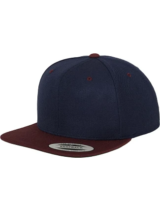 Flexfit 6089M 6-panelová snapbacková čiapka 55.6089 tmavomodrá/bordová Flexfit 6089M 6-panelová snapbacková čiapka 55.6089 tmavomodrá/bordová