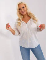 Blúzka LK BZ 509324.50P biela béžová