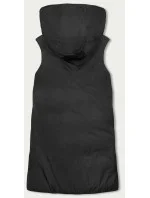 Khaki-čierna obojstranná vesta s kapucňou (V724) Khaki-čierna obojstranná vesta s kapucňou (V724)
