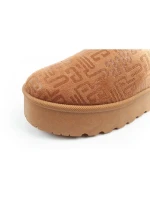 Lee Cooper snehové topánky ženy zimné módne kožušiny zateplené topánky hnedé ženy