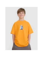 Chlapčenské tričko s potlačou 4F 4FJRSS25TTSHM2641-70S