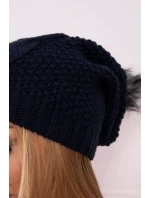 Fleecová čiapka Sandra K210 navy blue