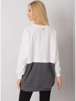 Blúzka RV BL 7197.89P biela šedá