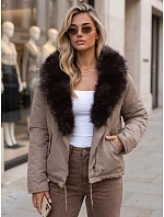 Dámska zimná bunda s odnímateľným golierom Fango FashionStreet TY5913 Dámska zimná bunda s odnímateľným golierom Fango FashionStreet TY5913