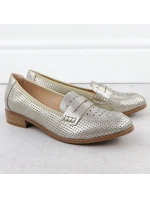 Dámske metalické zlaté Potocki 12581