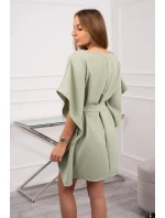 Oversize netopierie šaty tmavo mätové Oversize netopierie šaty tmavo mätové
