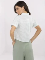 Košeľa NM KS KA 01148.50P bielo zelená