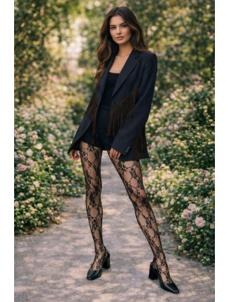 DONATELLA - ČIPKOVANÉ PANČUCHY