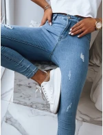 Dámske nohavice THAT ONE modré FashionStreet UY1396 Dámske nohavice THAT ONE modré FashionStreet UY1396