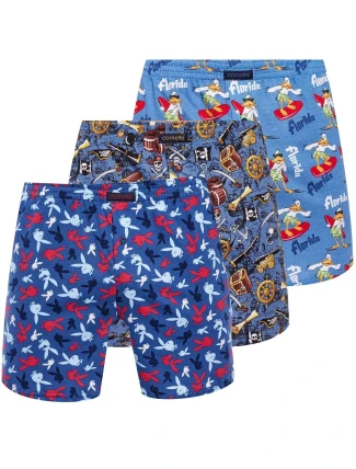 Pánske 3 balenia šortiek Classic mix2 - CORNETTE