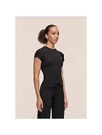 Dámske tričko CASALL Defined Rib Tee, čierne Dámske tričko CASALL Defined Rib Tee, čierne